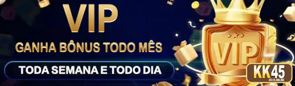 Banners de promoções e bônus do KK45 cassino com